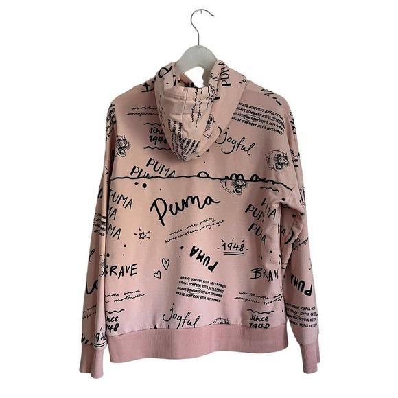 Puma Classics Logo Hoodie Size Small - Picture 8 of 11